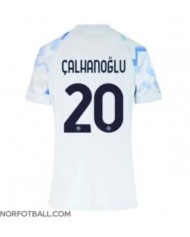 Billige Fotballdrakt Inter Milan Hakan Calhanoglu #20 Replika Bortedrakt Dame 2025-26 Kortermet Billige Fotballdrakt Inter Milan Hakan Calhanoglu #20 Replika Bortedrakt Dame 2025-26 Kortermet